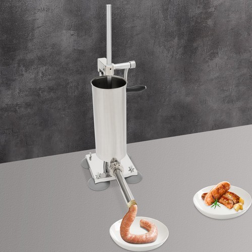 3.5L/8lbs Kitchen Sausage Stuffer Sausage Maker Stainless Steel Stuffing Machine