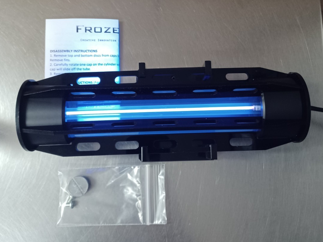 FrozenQ PC NovaCore 220 Reservoir - UV Cathode - Black Rails FQPC-NOVACORE-BK