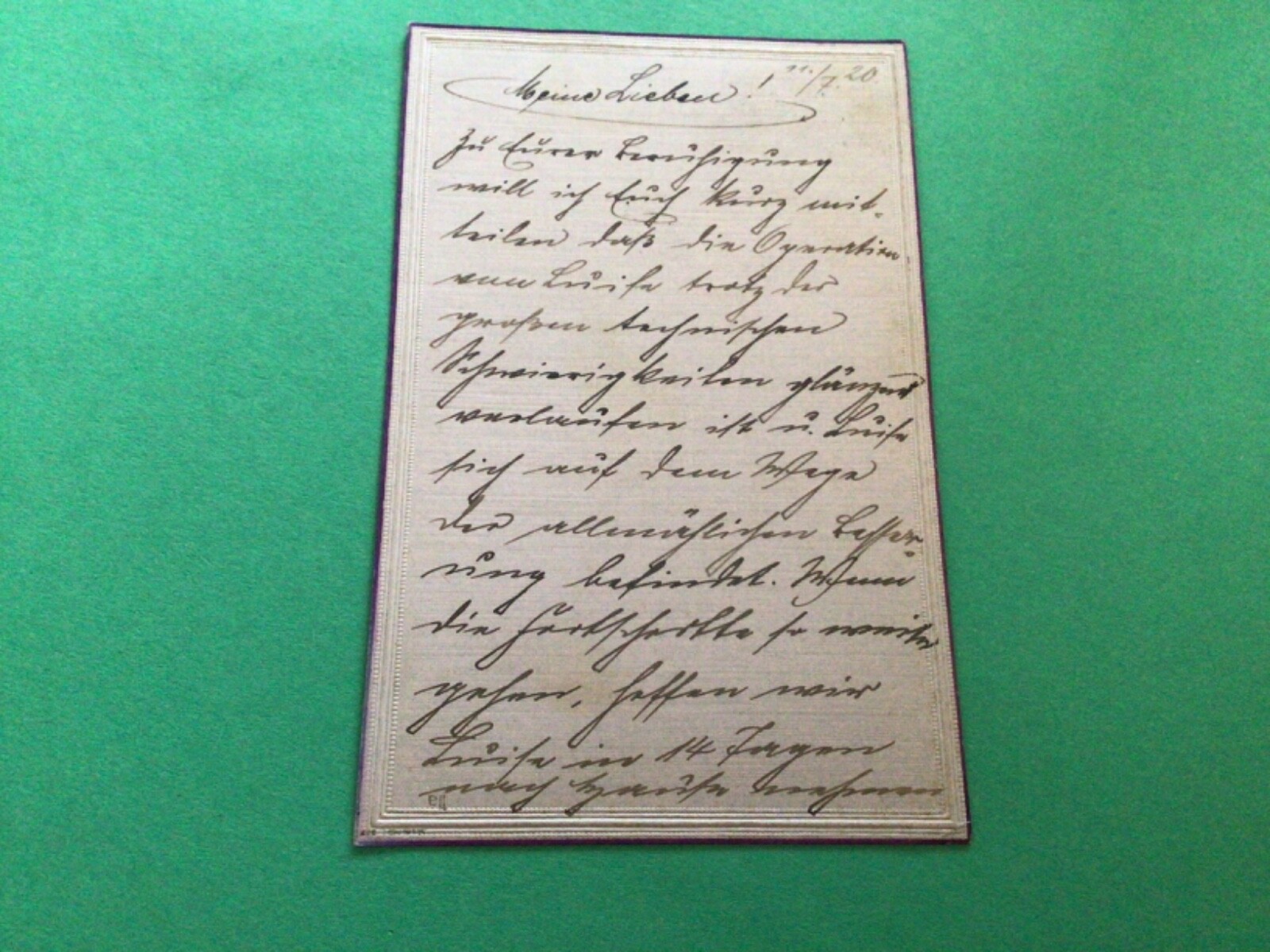 German Empire Stuttgart 1920 postcard A18154