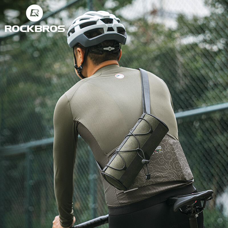 ROCKBROS Bike Handlebar Bag 2L Front Tube Bag Multifunctional Portable Bag