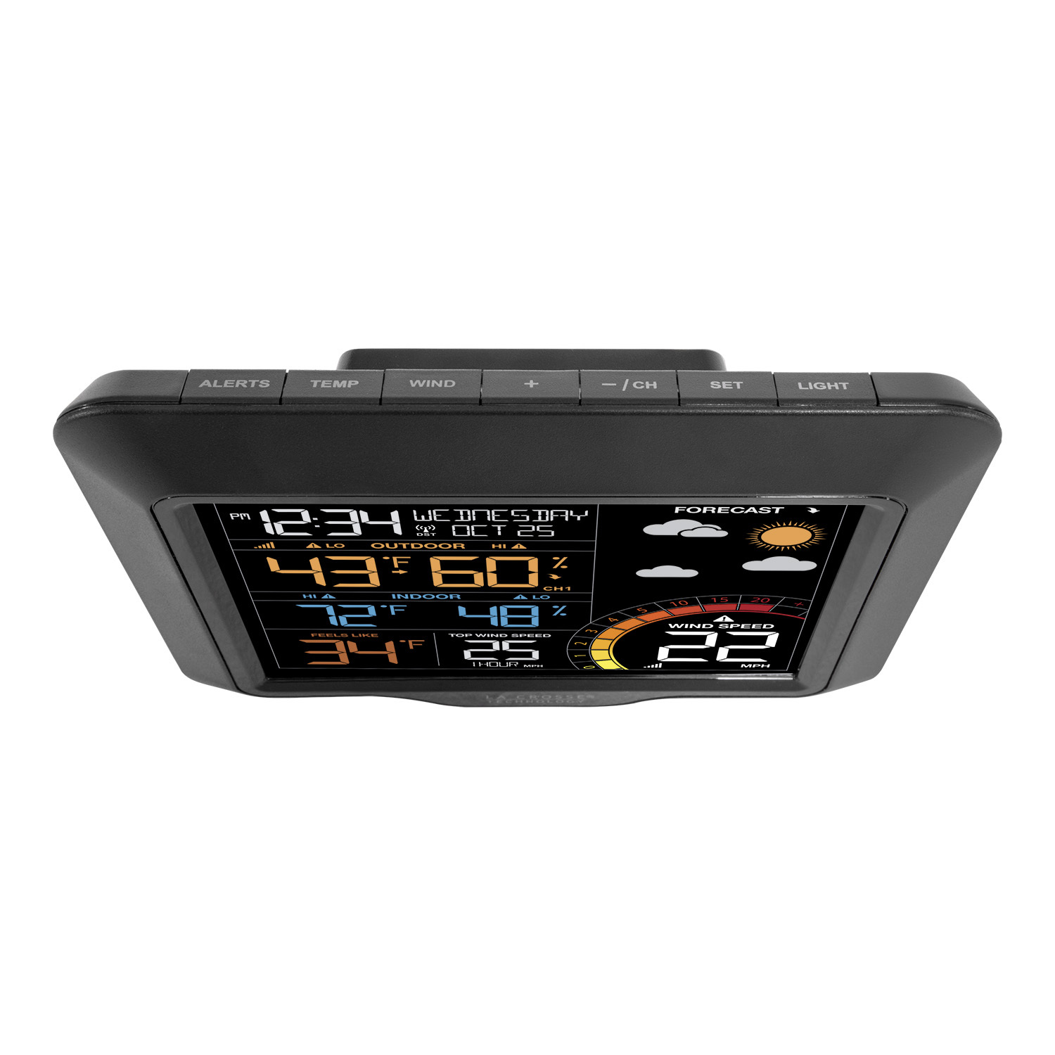 327-1417 La Crosse Technology Professional Color Wind Speed Weather Station