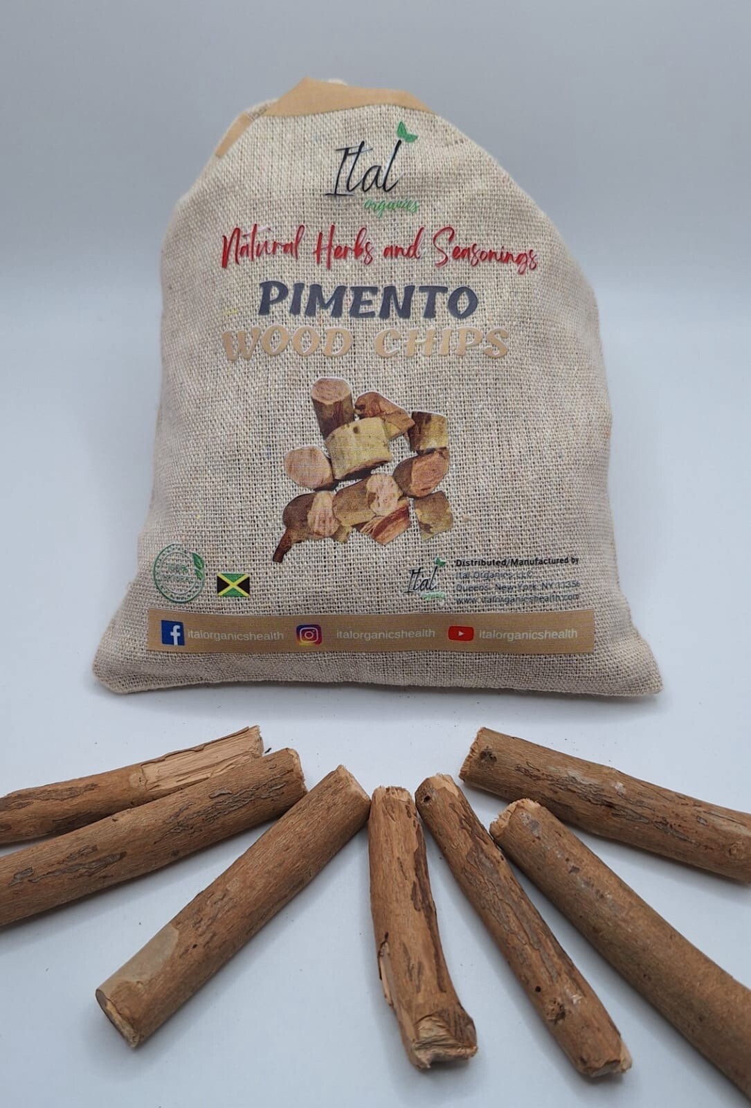 Ital Organics 100% Organic Pimento Wood Chips