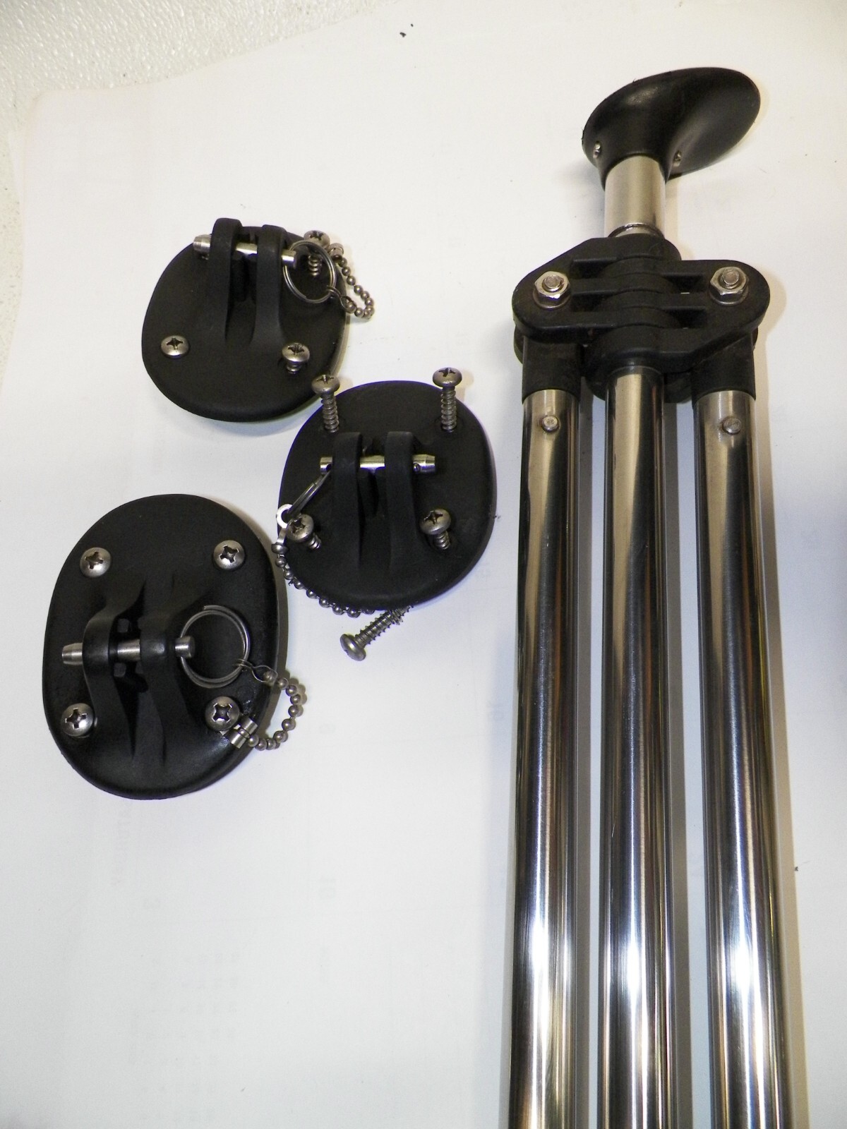 Water Ski Pylon Pole Tripod Stainless Steel With Hardware