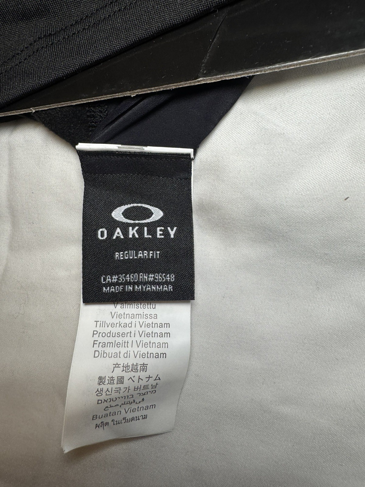 OAKLEY Balaclava Mask Windproof Outdoor Skiing Face Cover Black OS