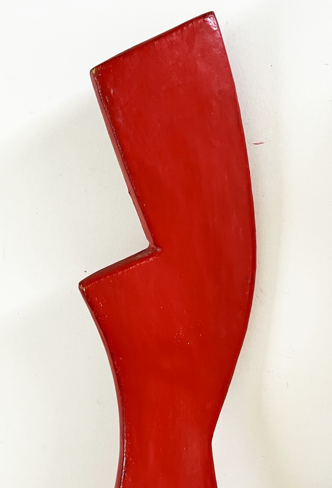 VICTORIANO SALGADO MEXICAN MICHOACAN URUAPAN WOOD MAQUE LACQUER RED COCUCHA MASK