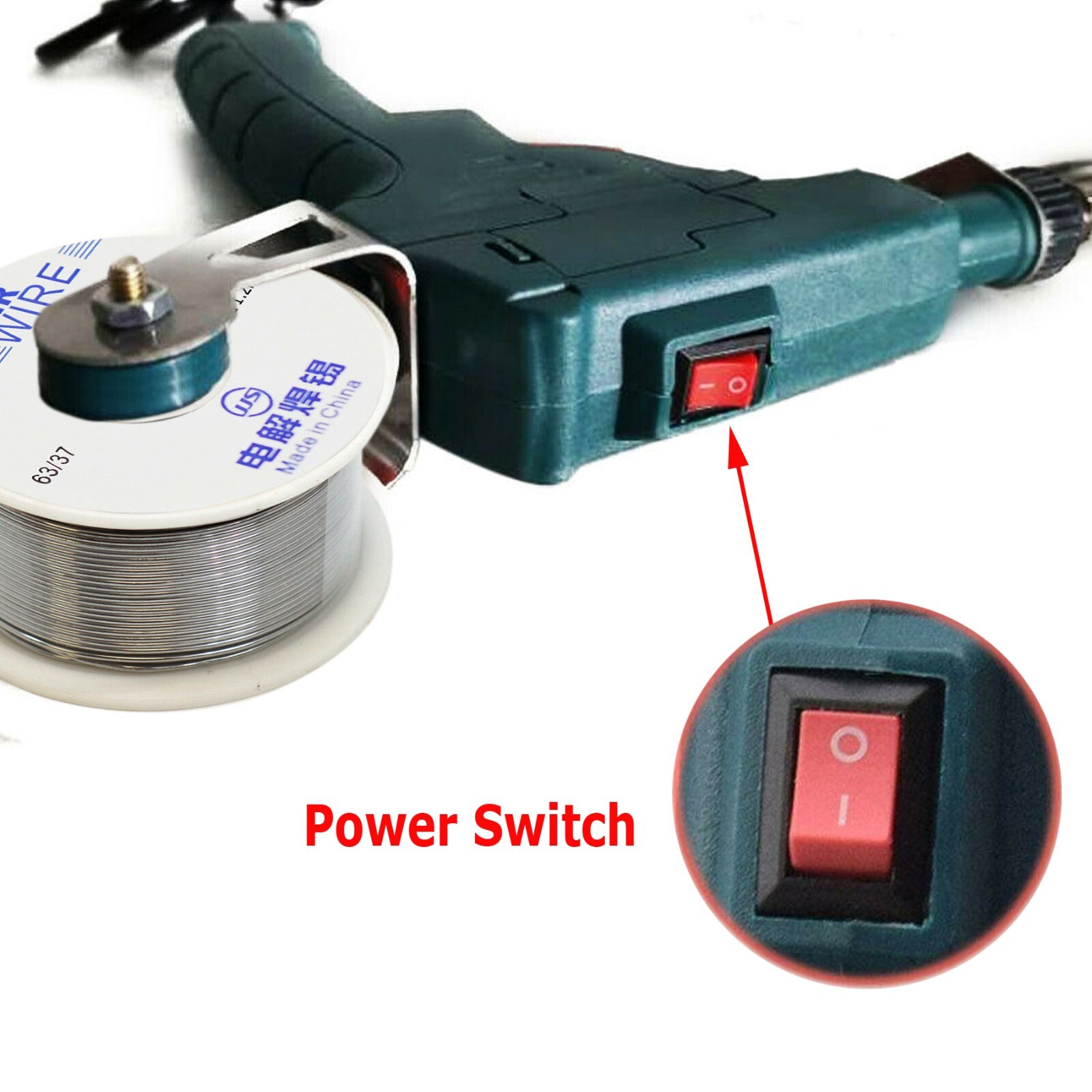 New Electric Auto Soldering Iron Gun Kit Hand-Held Tweezers Wires Welding Tool