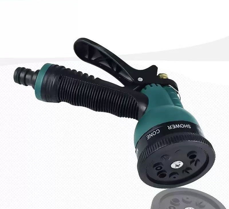 8-Dial High Pressure Garden Hose Spray Gun Lawn Watering Car Wash Jet