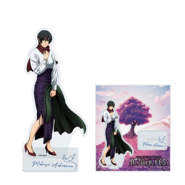 Anime Attack on Titan Standing Sign Figure Model Cosplay Desktop Decor Gifts