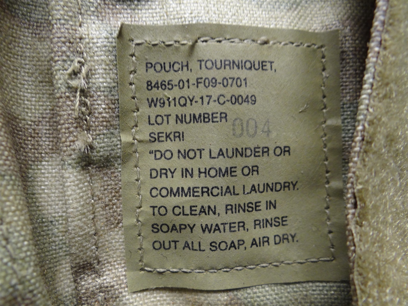 Empty US Army Multicam/OCP IFAK II Pouch W/ Insert & 2 Tourniquet Molle Pouches