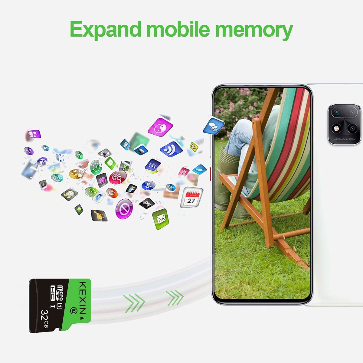 32GB LOT Micro SD Card SDHC Class 10 Memory Card TF Card&Adapter For Camera