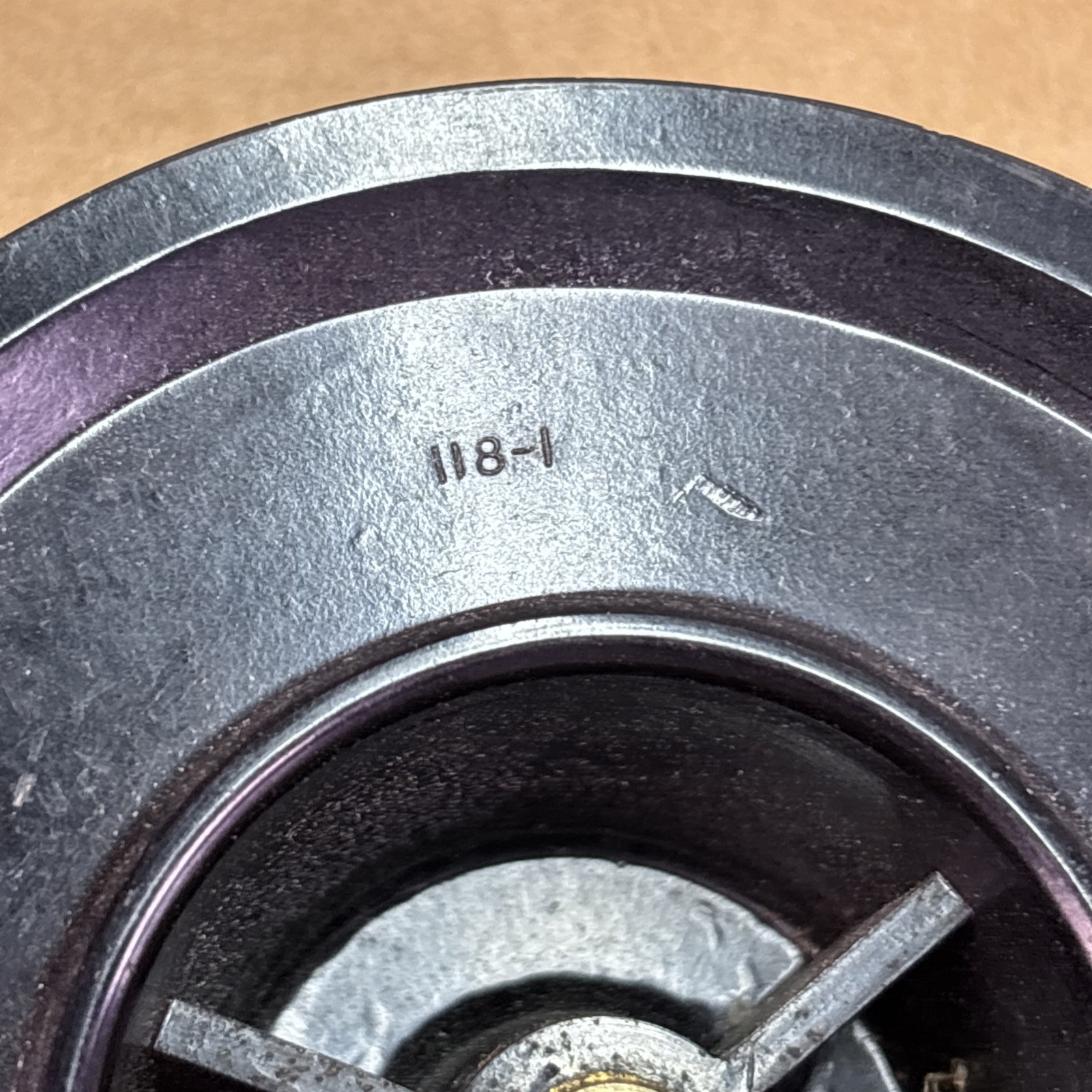 VTG AMSCO 1920's Black 4" 0-100 Indicator Knob with Set Screw (QTY) Radio/Vcap