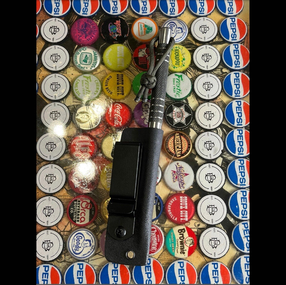 Steel Spike With Kydex Sheath, Icepick, Steel Spike EDC Tool