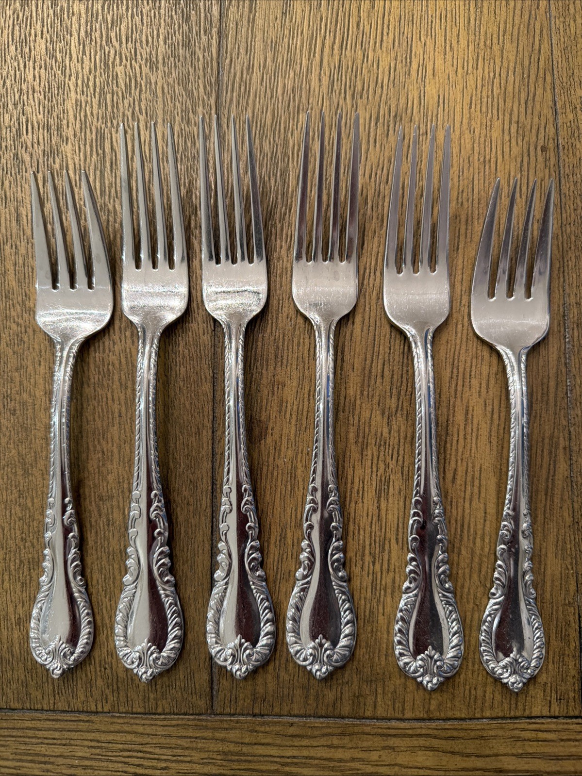 Reed & Barton Louis Philippe 18/10 Stainless Dinner Forks – Set of 6