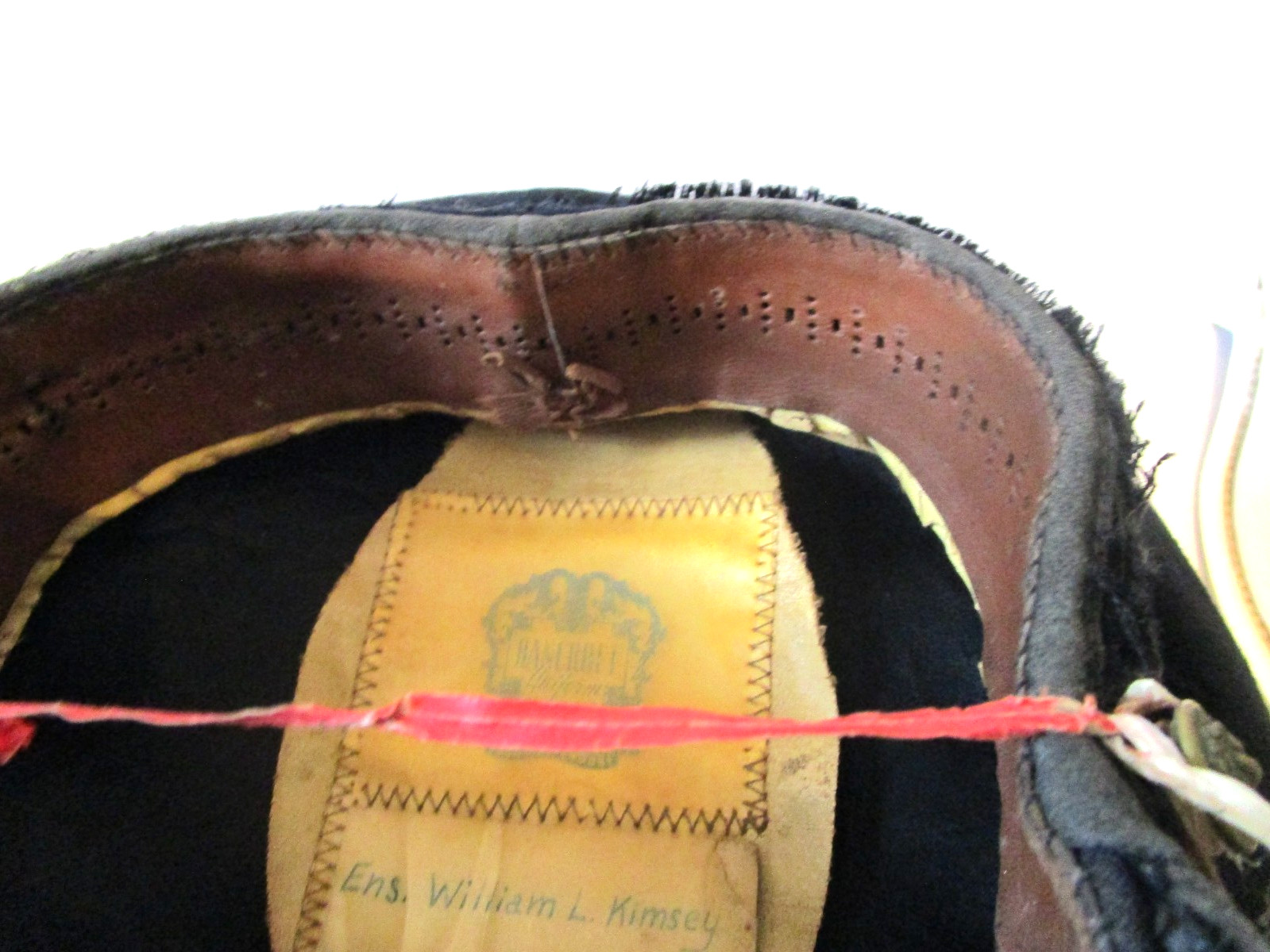 Pre WW2 Navy Ensign's Visor ID'ed