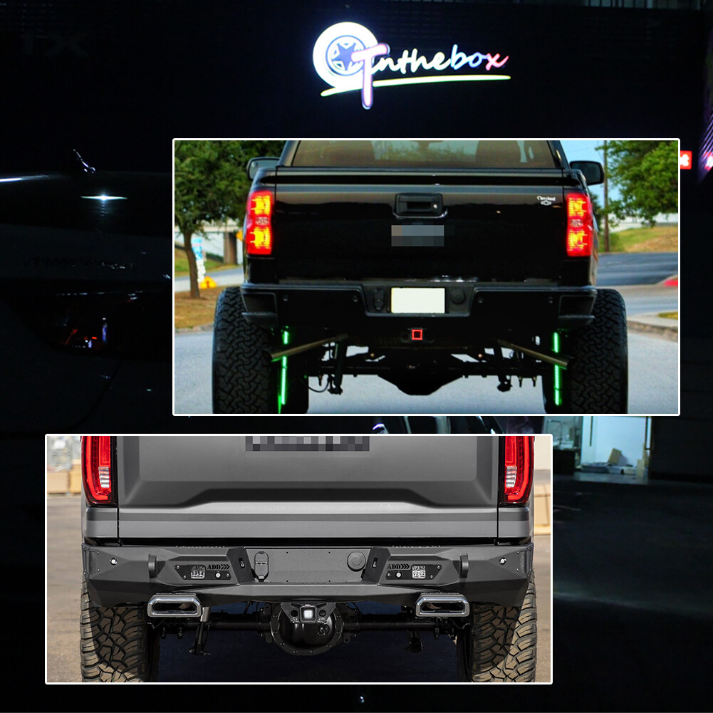 80 LED BRAKE, DRIVING, REVERSE LIGHT LAMP TRAILER TOWING HITCH COVER 2" RECEIVER