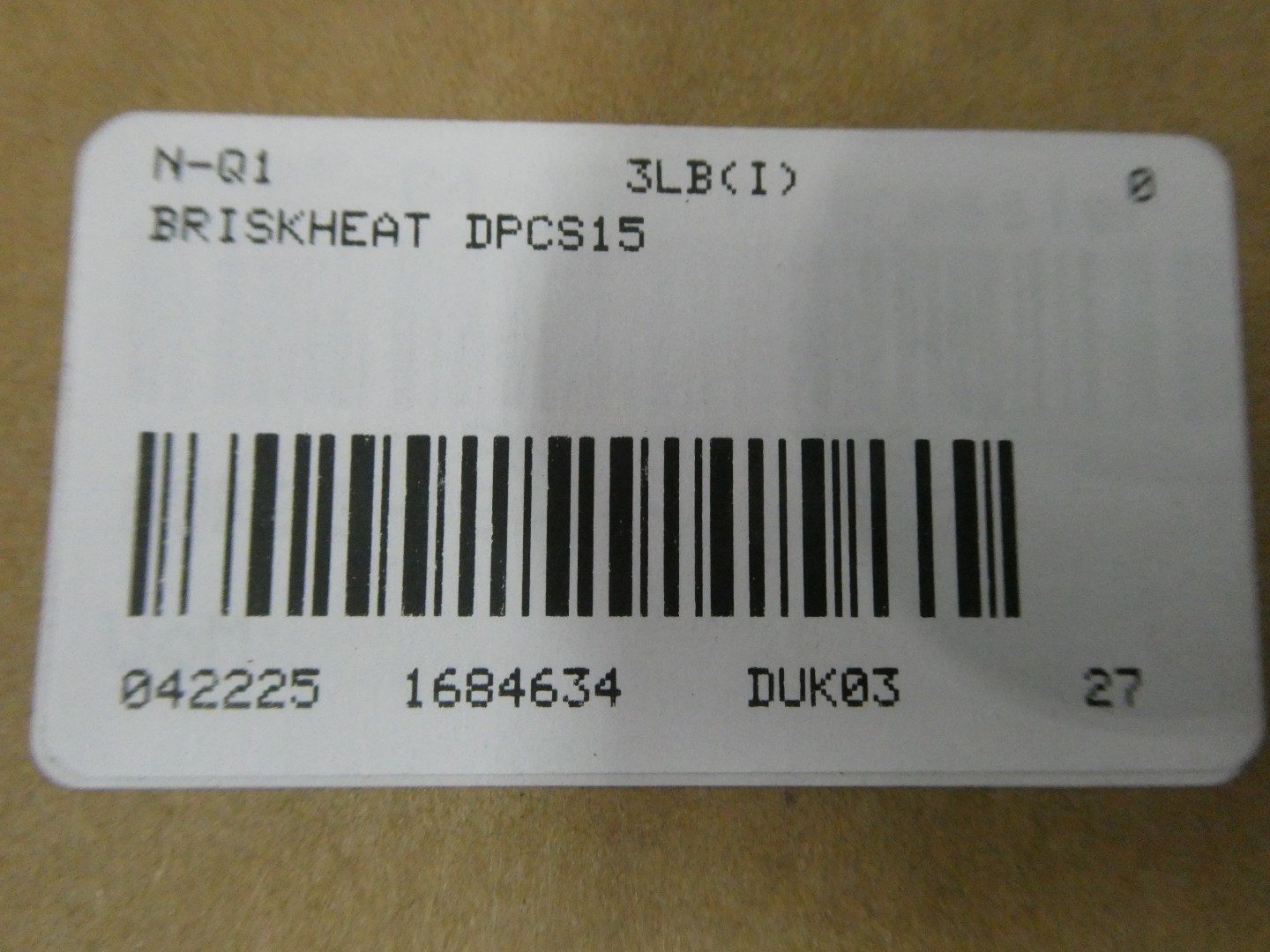 Briskheat DPCS15 Standard Drum Heater 300w 120v-ac