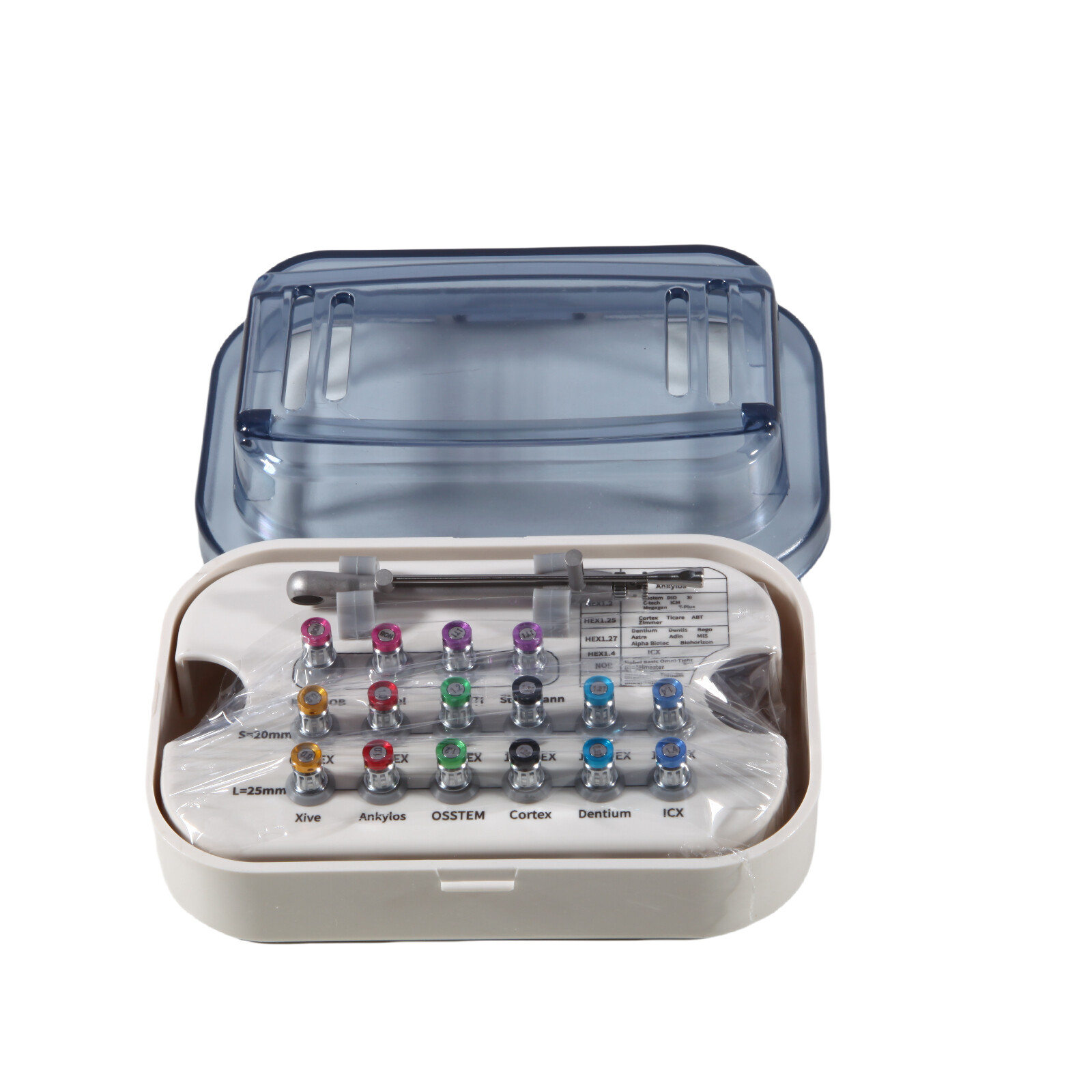 Dental Universal Implant Prosthetic Kit Torque Wrench Screw Drivers Remover USA