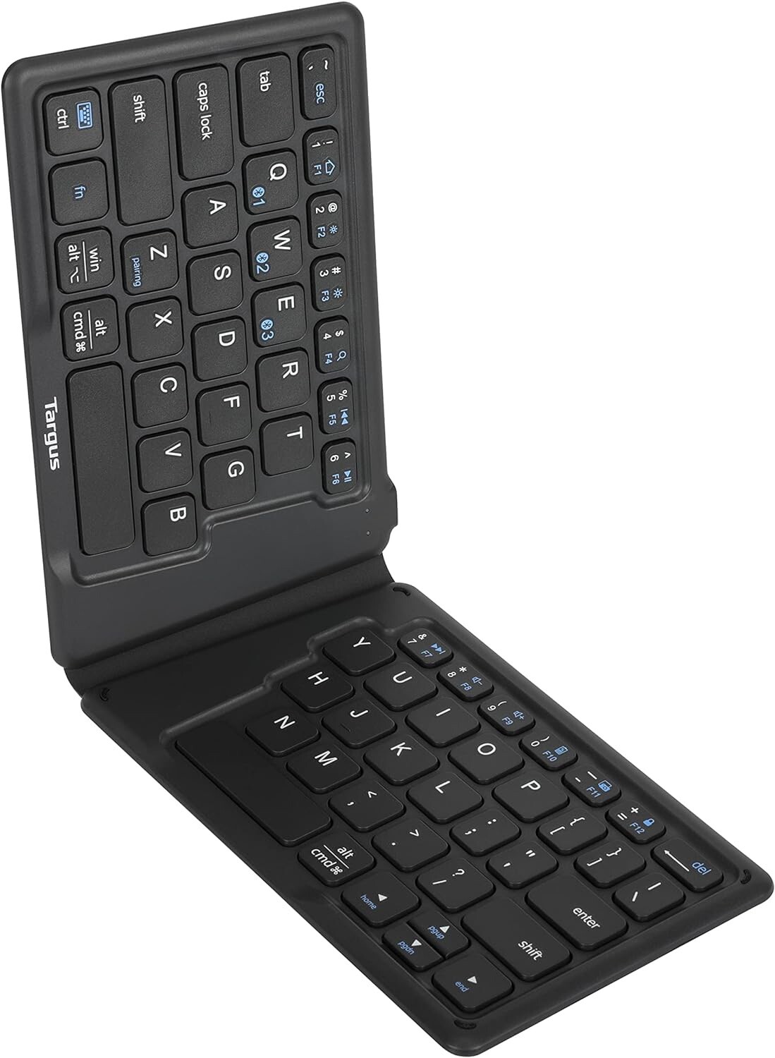 Targus Wireless Folding Keyboard Bluetooth Antimicrobial Protection AKF003US