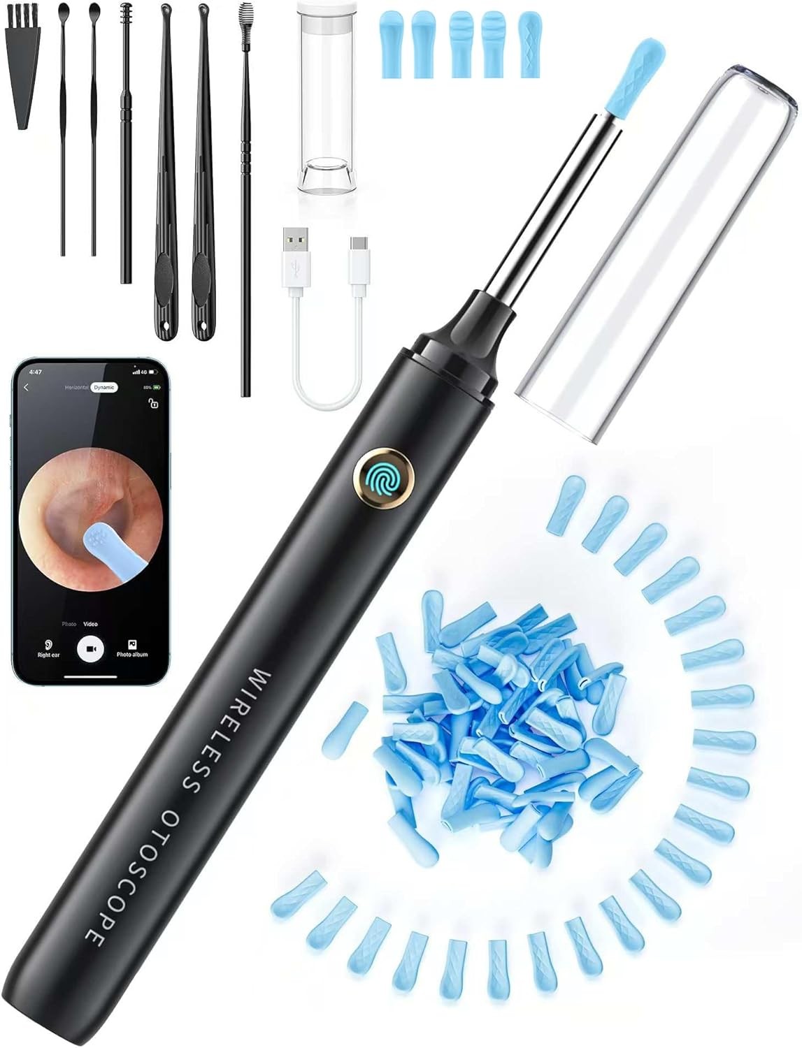 Ear Wax Removal Tool Camera - Ear Cleaner with 1080P HD Camera, FSA HSA Store El