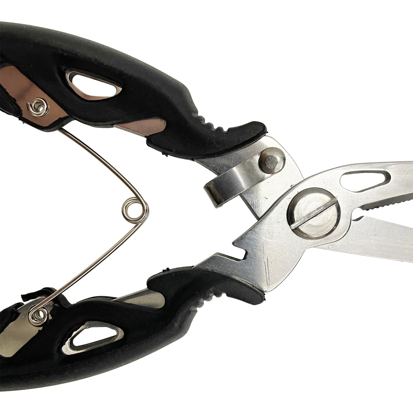 Fishing Pliers Scissors Line Cutter Split Ring Hook Remover Tool Multifunction