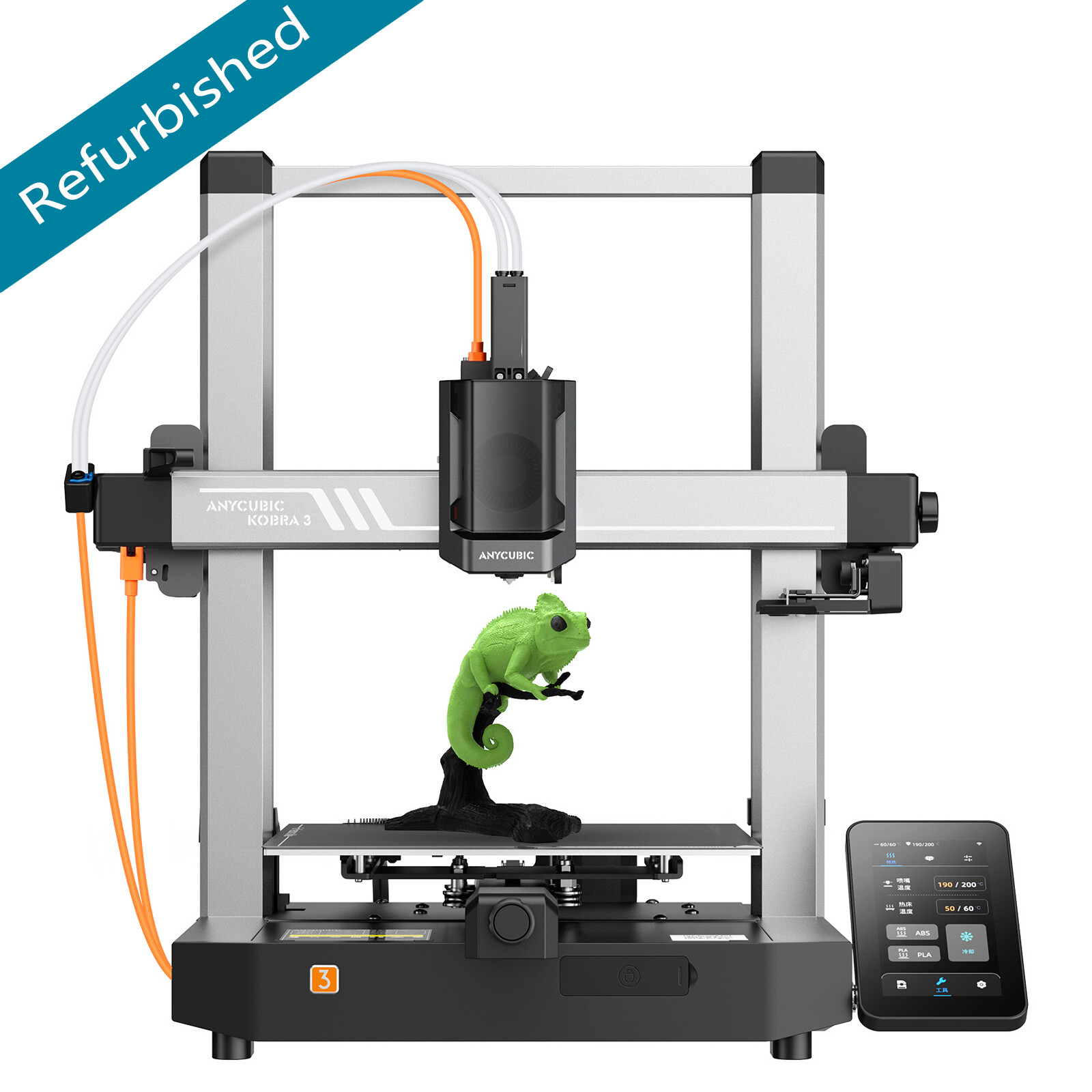 【Refurbished】ANYCUBIC Kobra 3 FDM 3D Printer 600mm/s High Speed without ACE Pro