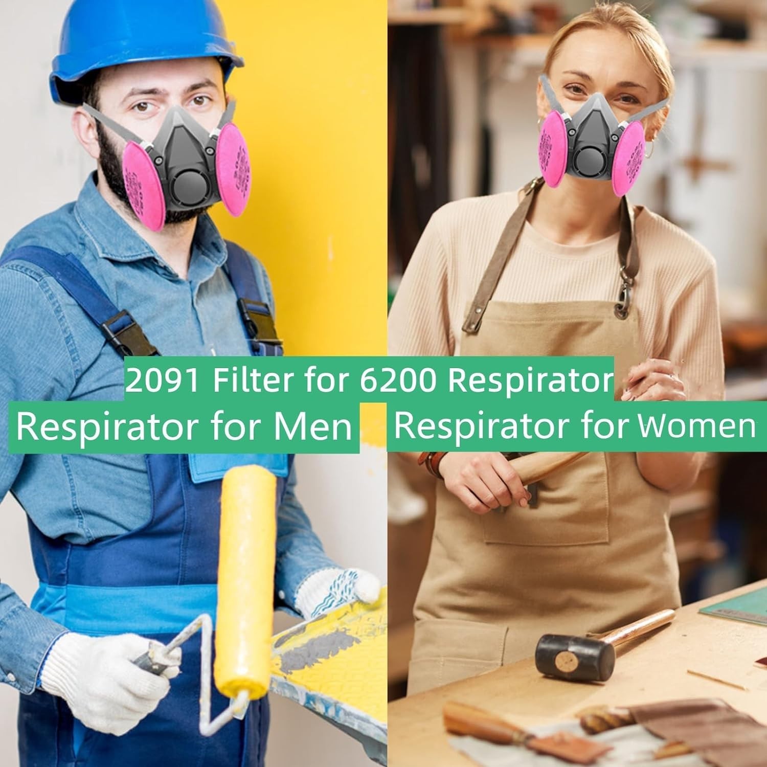 2091 P100 Replacement Particulate Filters Respirator for6000 6200 6800 7000 FF-4