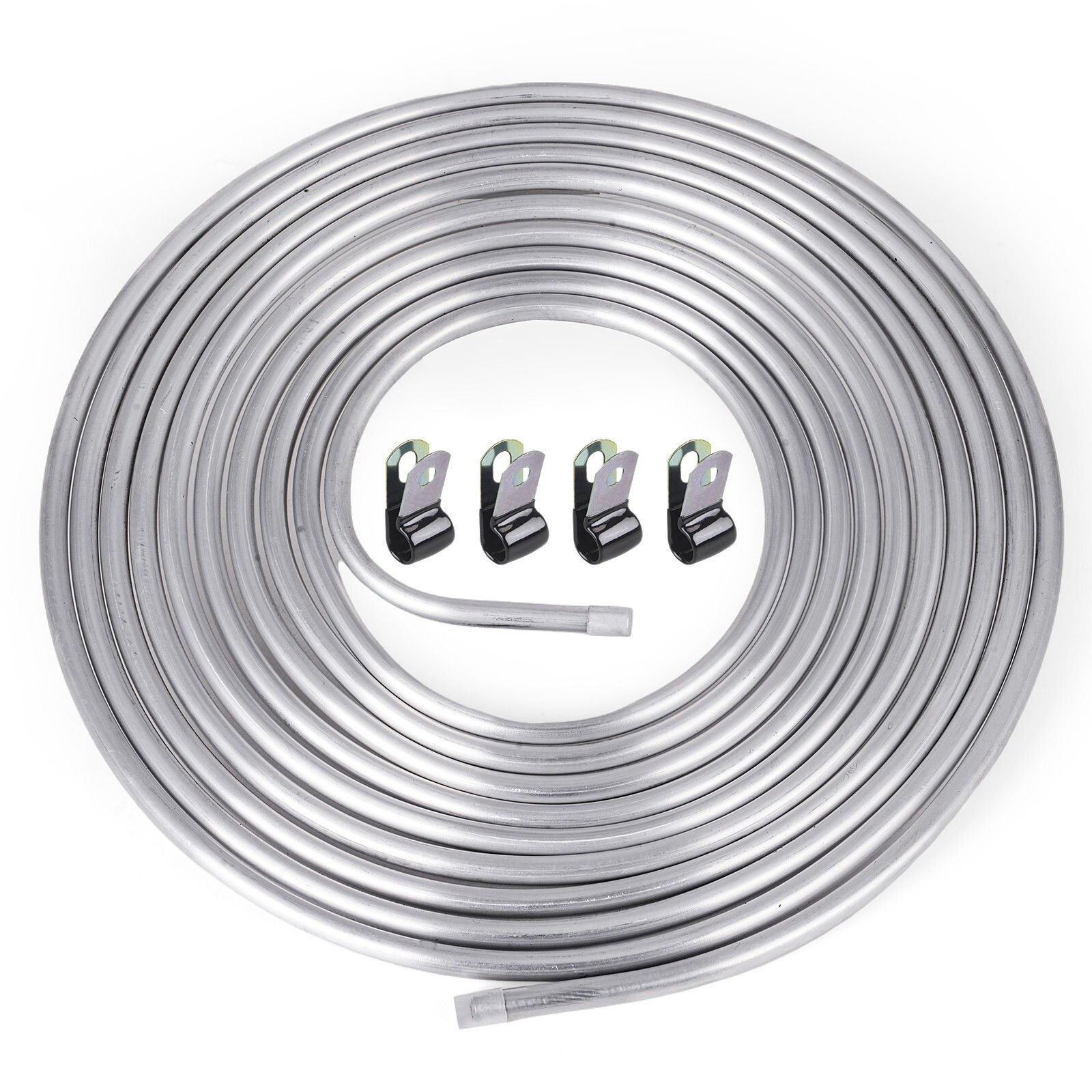 3/8" OD Aluminum Hard Fuel Line Tubing 10ft 0.039" Wall For Auto Fuel Systems