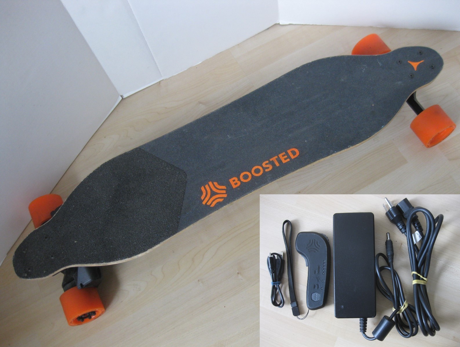 Boosted Board V1 Electric Skateboard with Remote & Charger –FOR PART ONLY