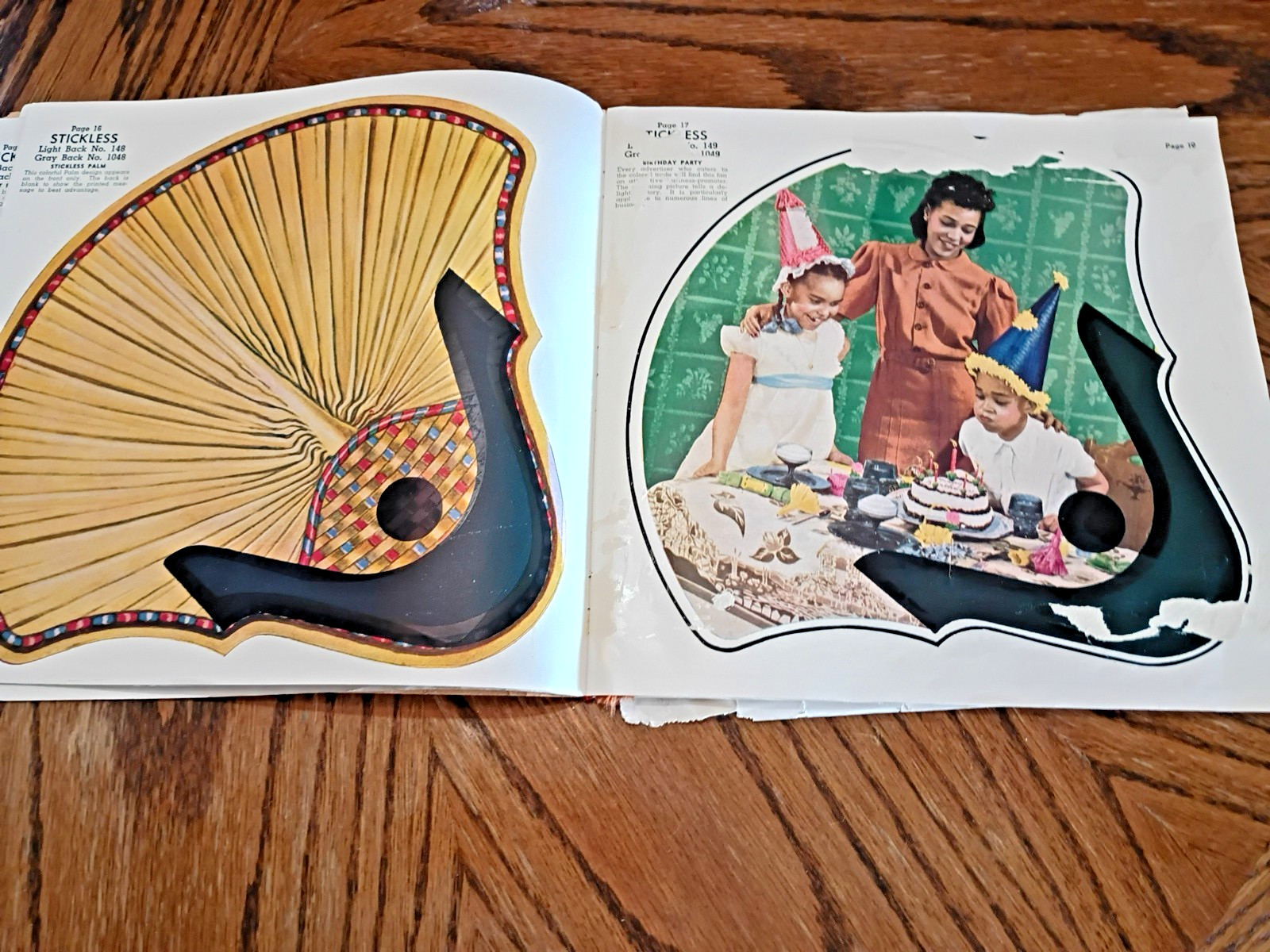 Vintage 1942 Paper Advertising Fans Catalog