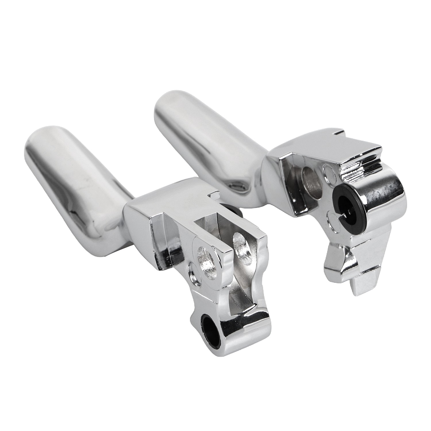 Chrome Shorty Brake Clutch Levers For Harley Softail Dyna Road King EFI FLHRI