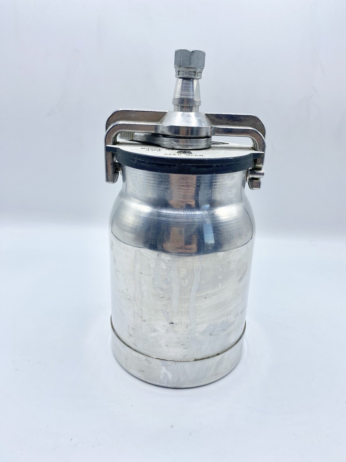 Binks Vintage Model 18 Paint Spray Gun With Sharpe 450 Canister Box/ Manuals