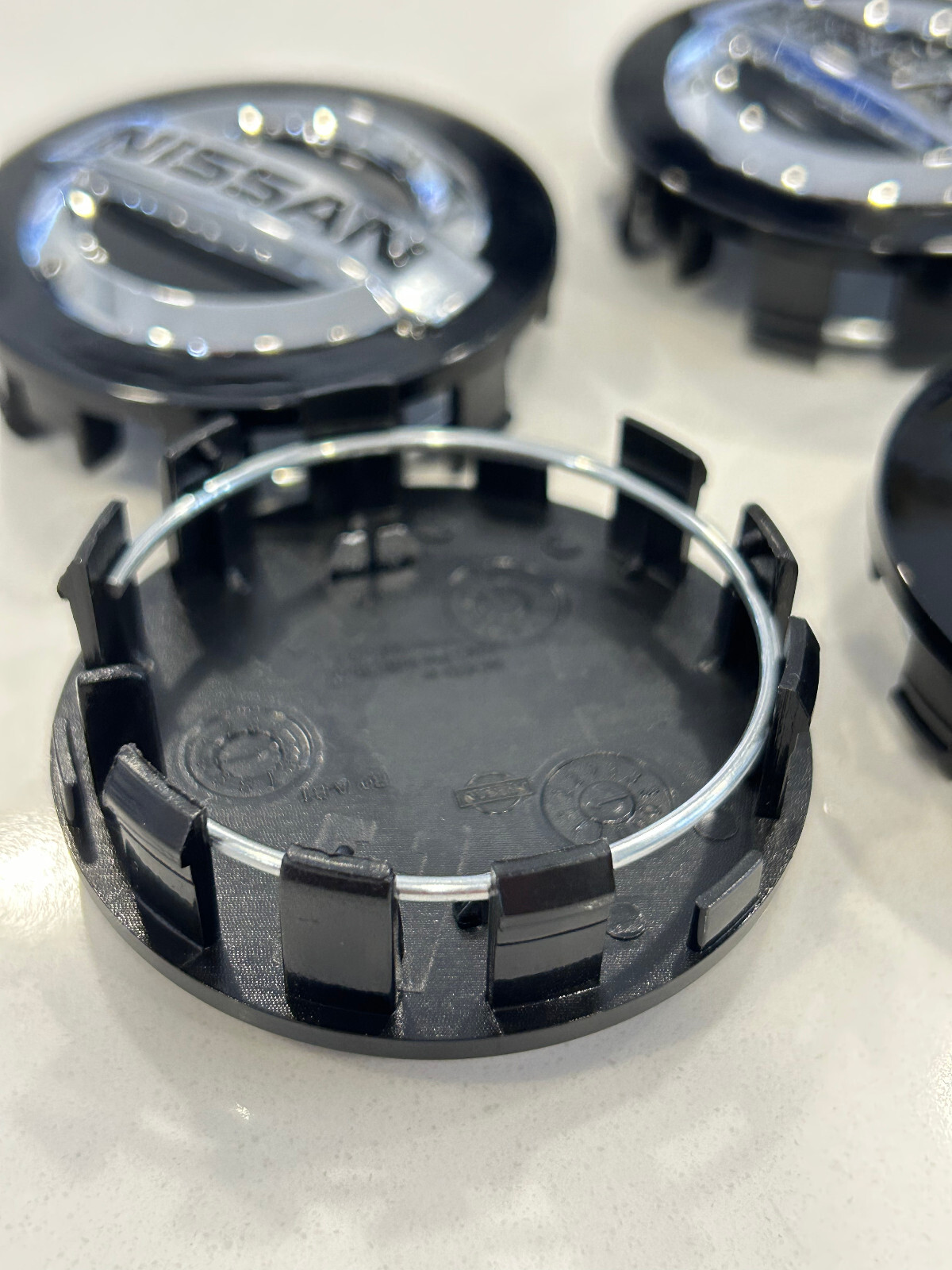 Set of 4 Black Nissan Wheel Center Cap 54mm for Altima Maxima Murano Versa Leaf