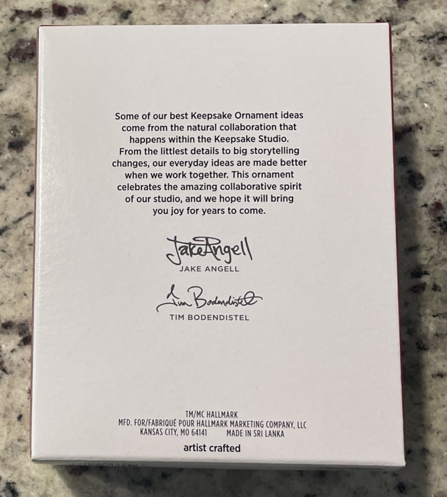 Hallmark Keepsake 2025 Fantastic Four Marvel Comic Ornament