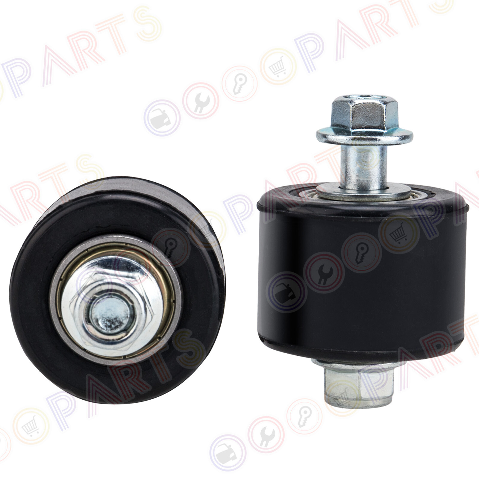 For Yamaha Warrior YFM350 RAPTOR 350 Upper & Lower Dual Bearing Chain Roller Set