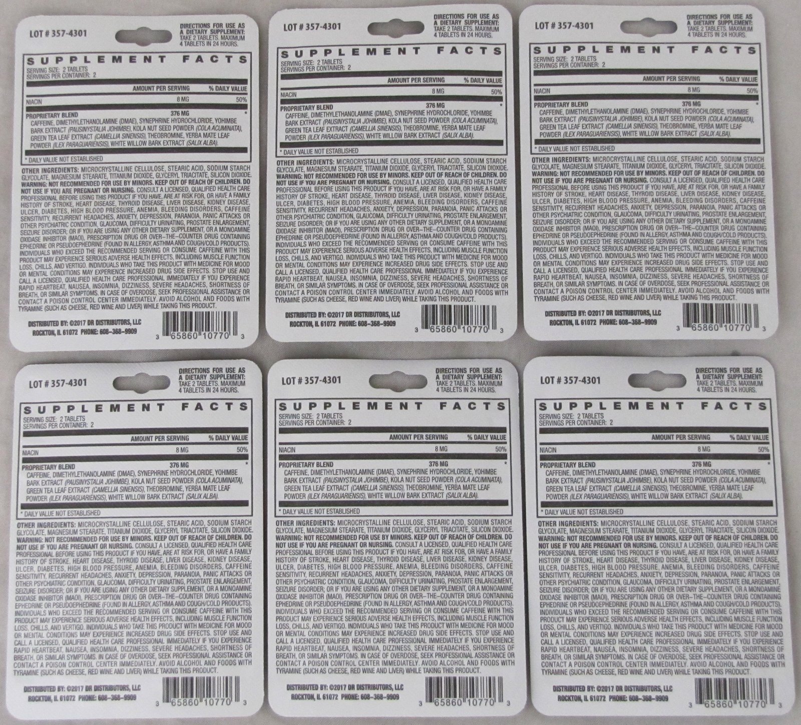 Rapid Action Energize 2 Way Lasting Energy Boost Metabolism 6 packs 24 pills