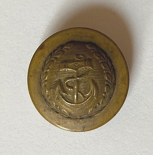 ORIGINAL! CIVIL WAR - CONFEDERATE STATES NAVY (CSN) - UNIFORM BUTTON