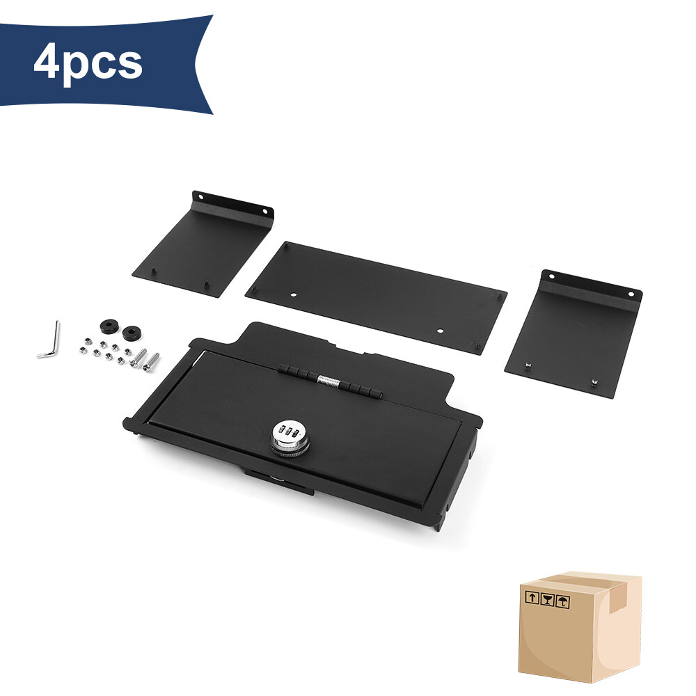 Console Armrest Vault Safe Box Lock Fit For Chevrolet Silverado GMC Sierra 2022+