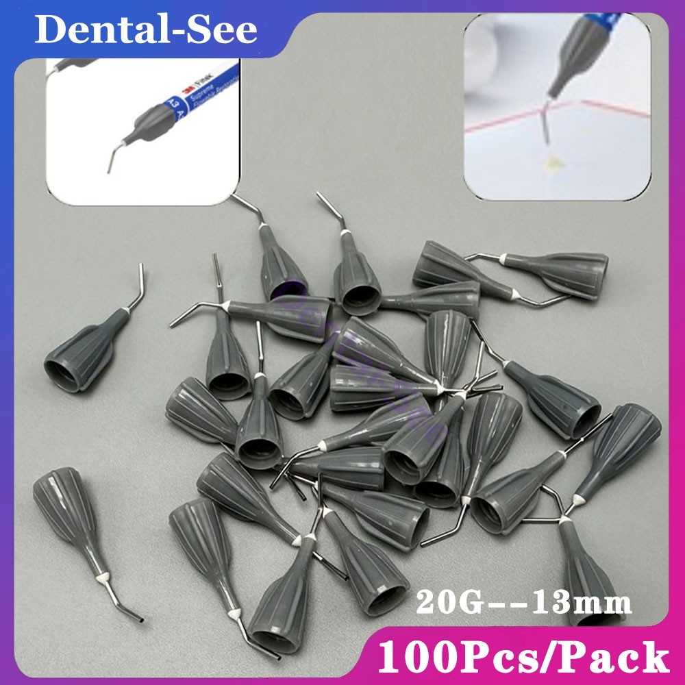 Dental Delivery Tips Flow Composite Resin Conveyor Flowable Tip Fits Filtek Z350