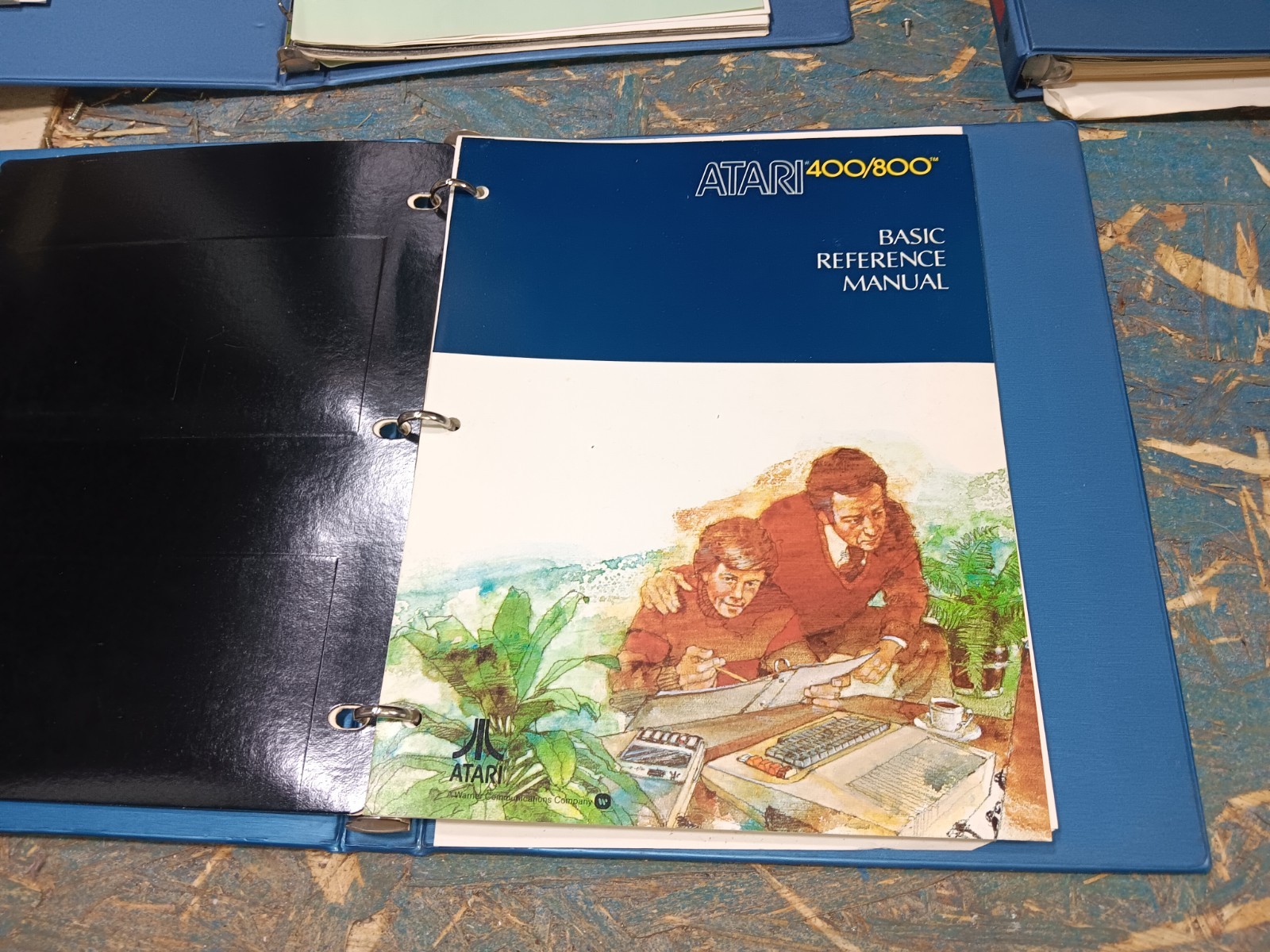 Atari 800 EXACT FLOPPY SYSTEM DISKS & MANUALS/BINDERS-BOTH TESTED-GOOD-SEE ALL