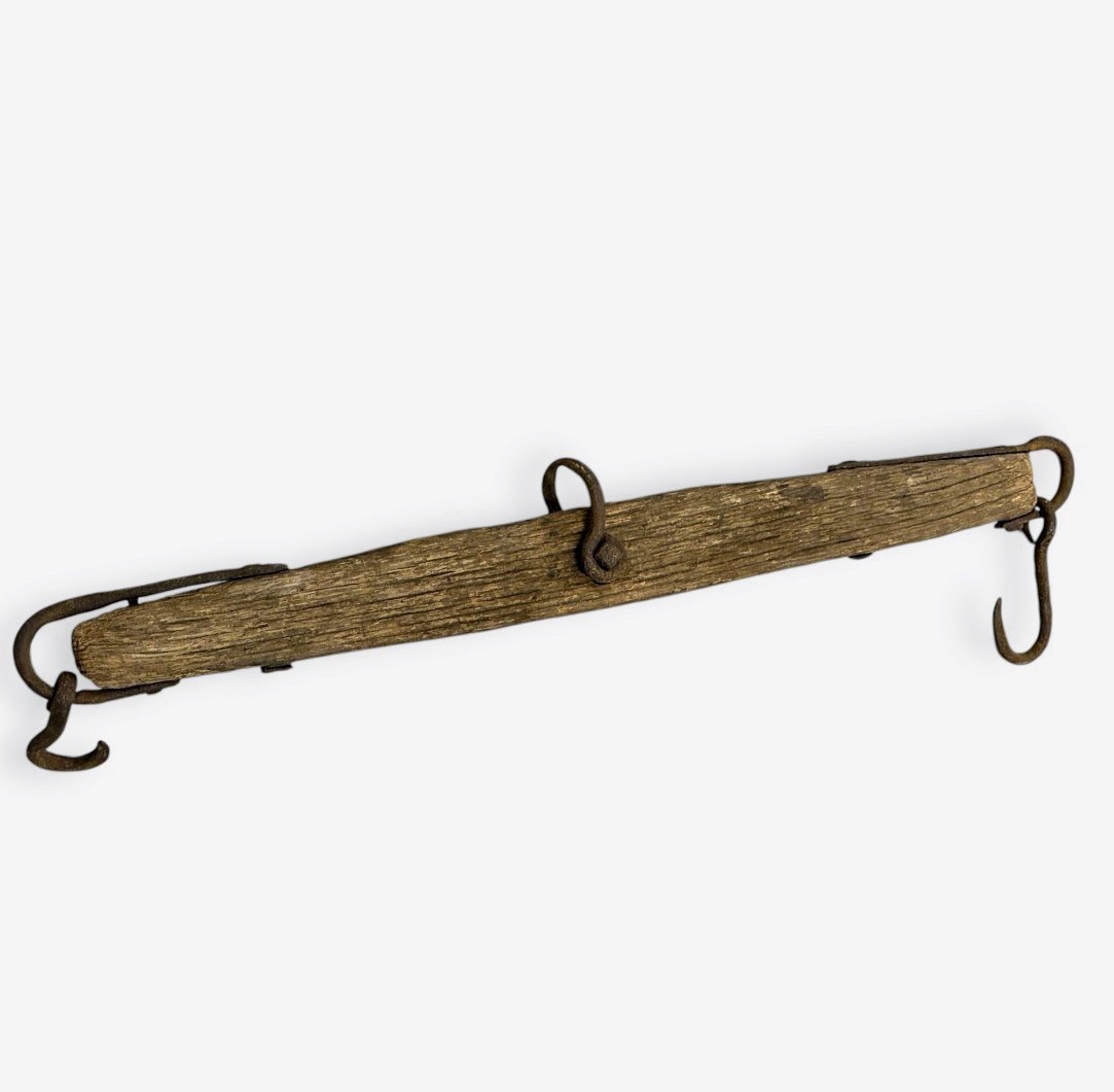 Rare Antique Singletree Whiffletree Horse Ox Harness 29” Primitive Farm Tool