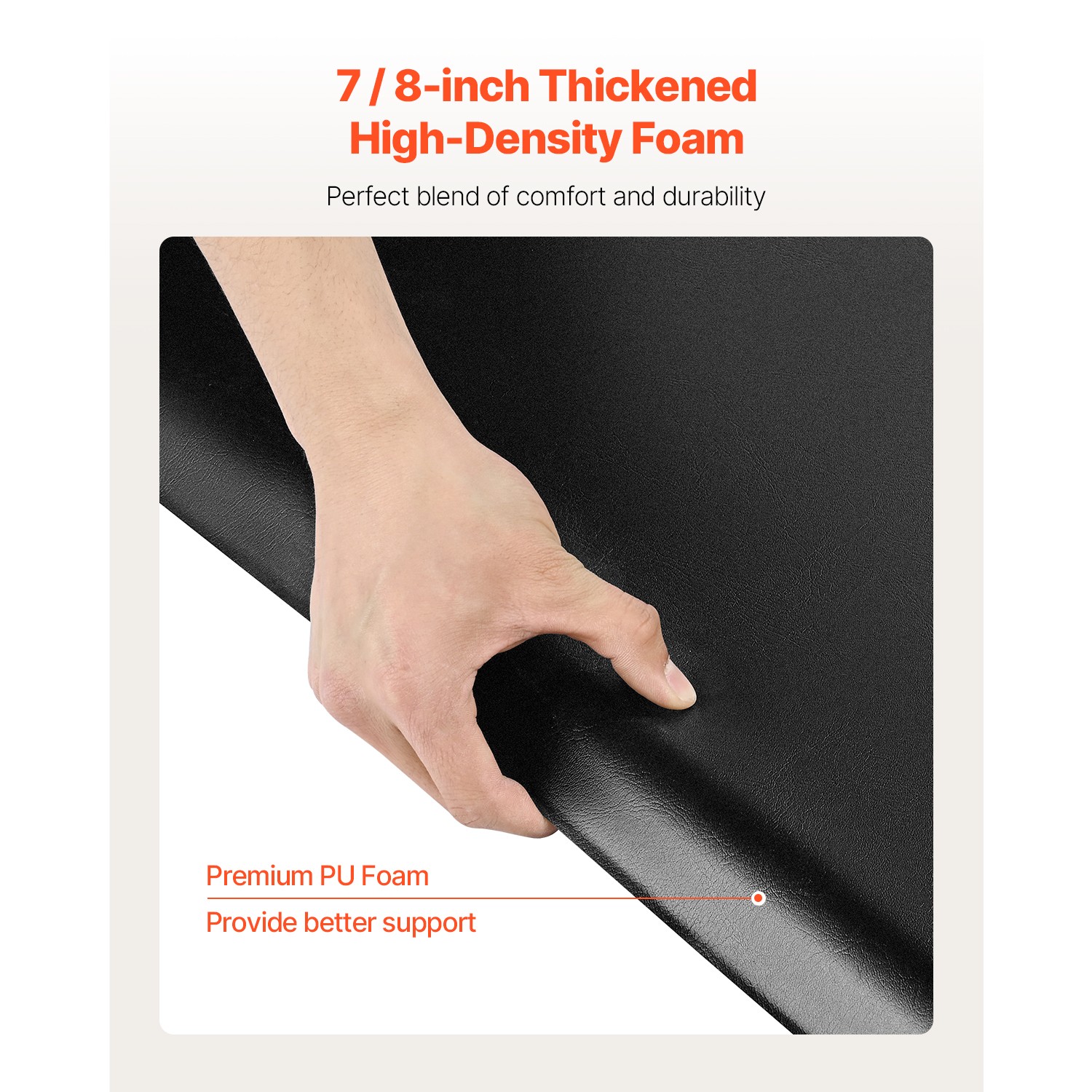 Salon Mat for Hair Stylist 3 x 5 FT Rectangle Salon Chair Mat 7/8" Thick