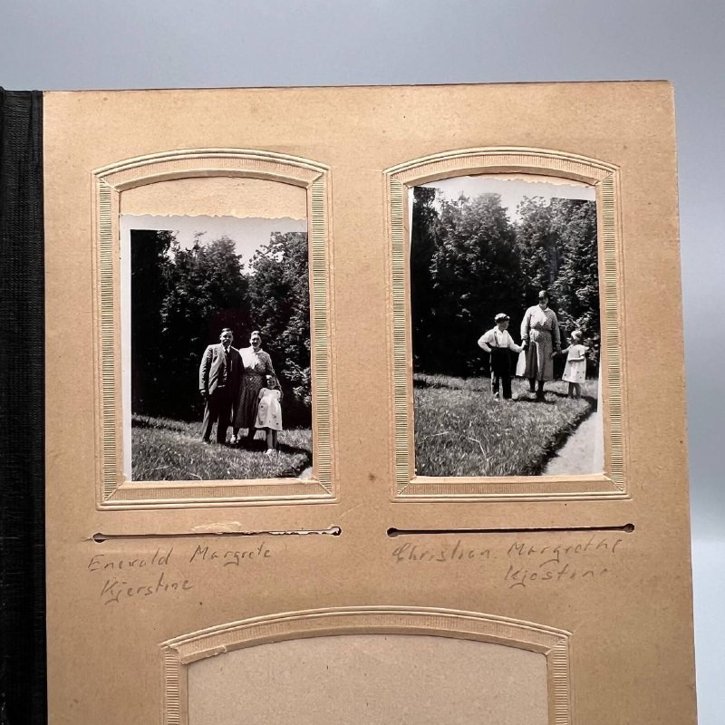 Rare German Photo Album with 45 Original Photos • Early 20th Century Memorabilia