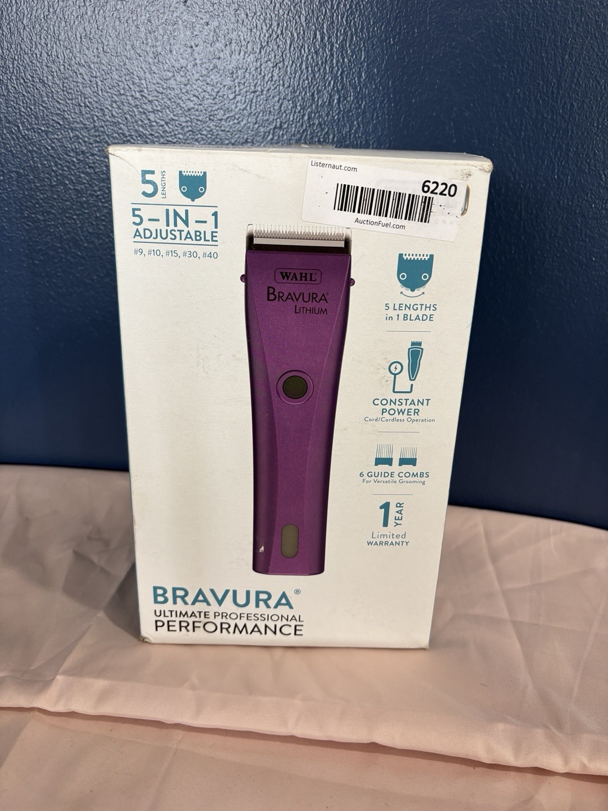 Wahl Bravura Professional Pet Animal Grooming Cordless Hair Clipper 5 in 1