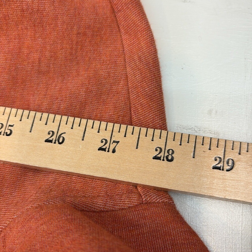 Orvis Orange Quarter-Zip Men's Long Sleeve Shirt Medium