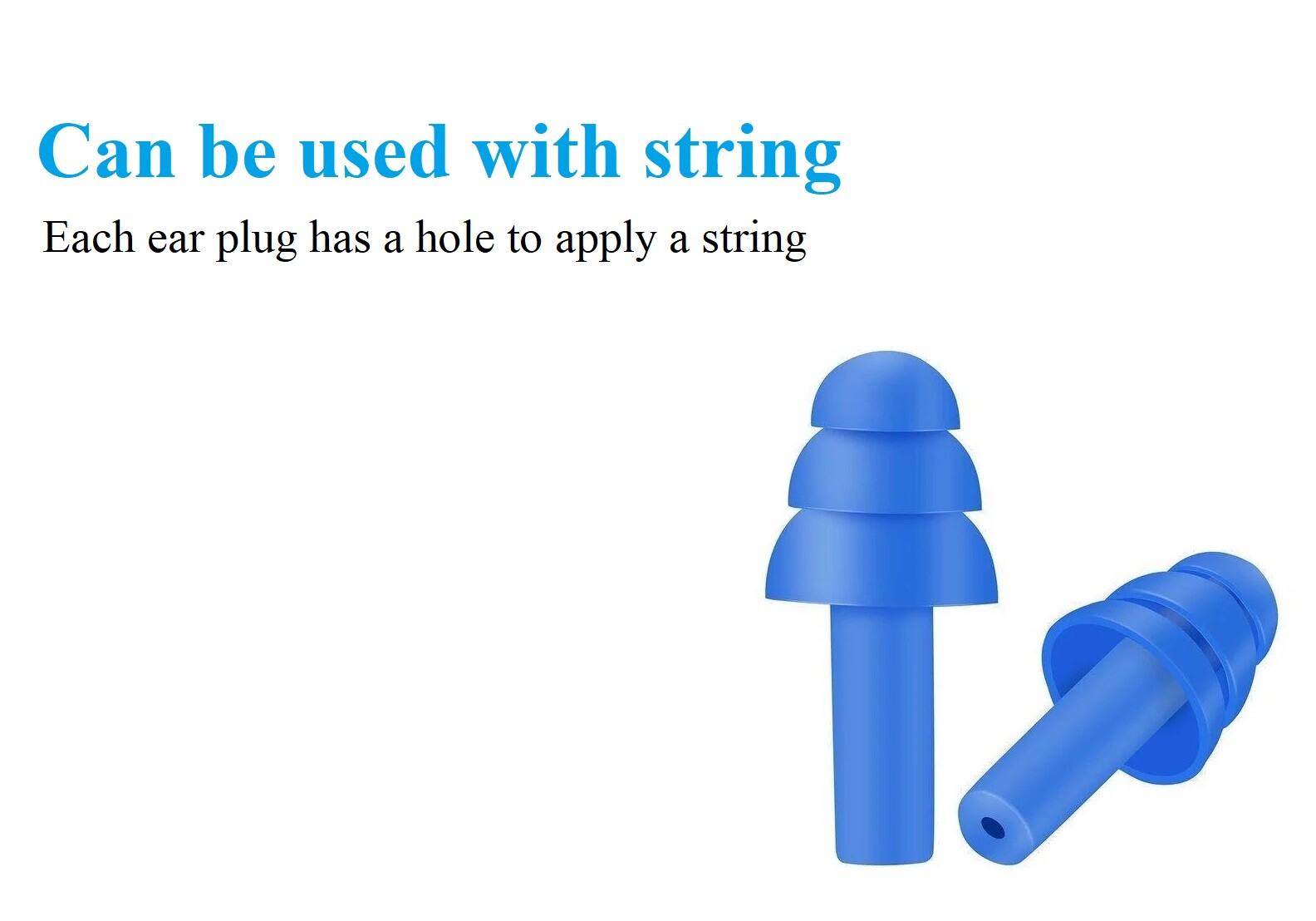 10 Pair Silicone Ear Plugs in Plastic Cases NRR 28dB Soft Reusable Waterproof