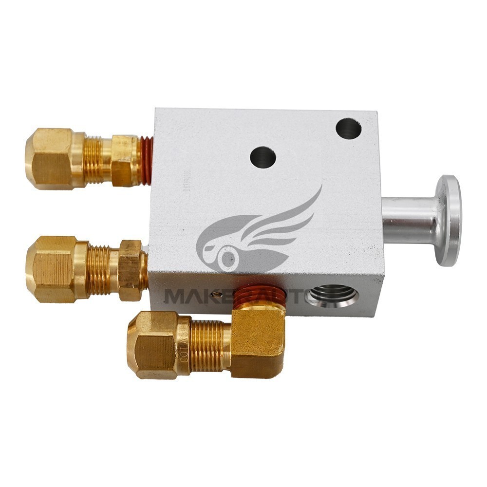 1Pcs 3-Way Auto Reset Valve w/Fittings For Hendrickson VS-25224 334-1846