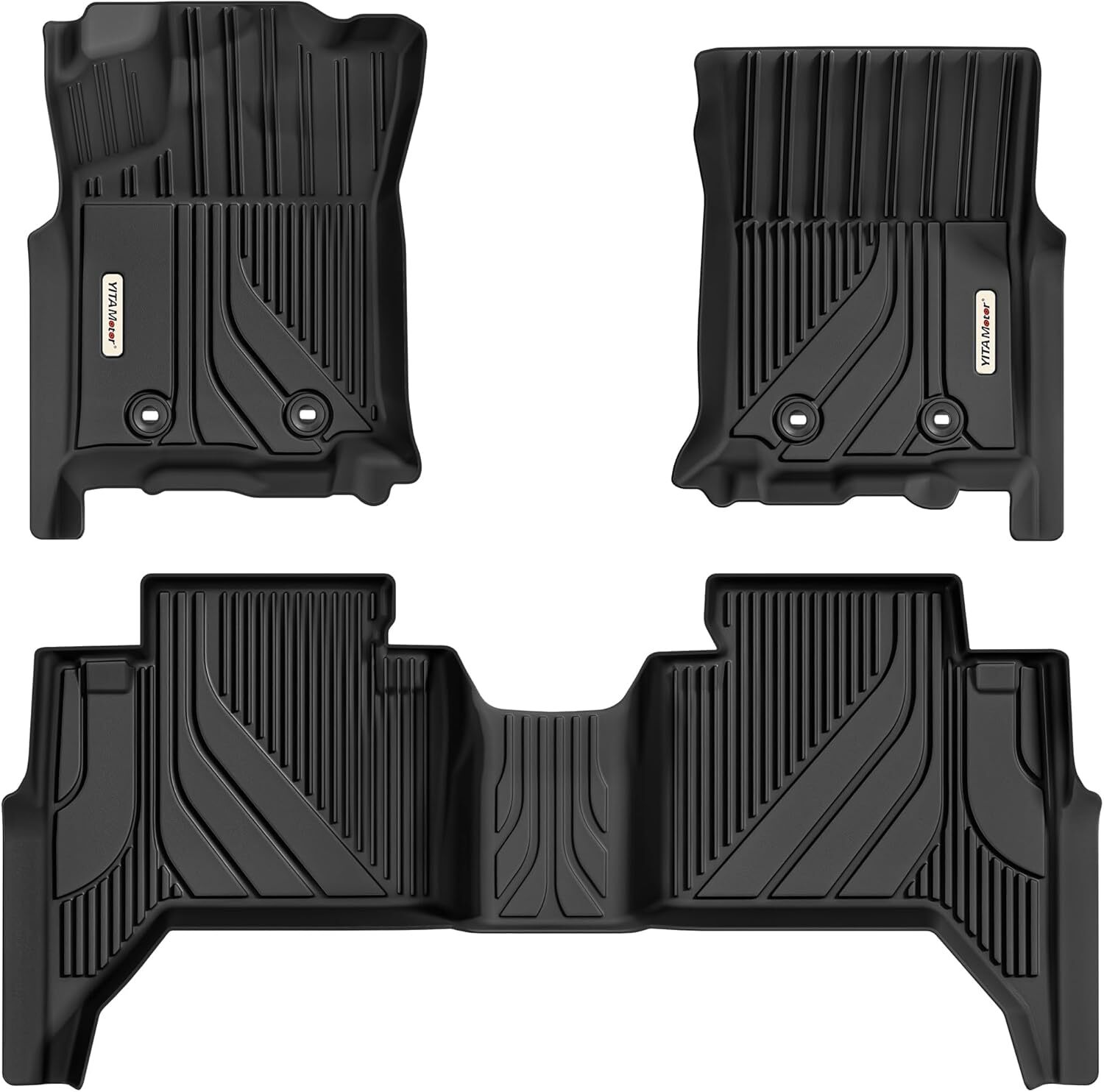 3D All Weather Floor Mats for Toyota Tacoma 2016-2023 Automatic Only Car Liners