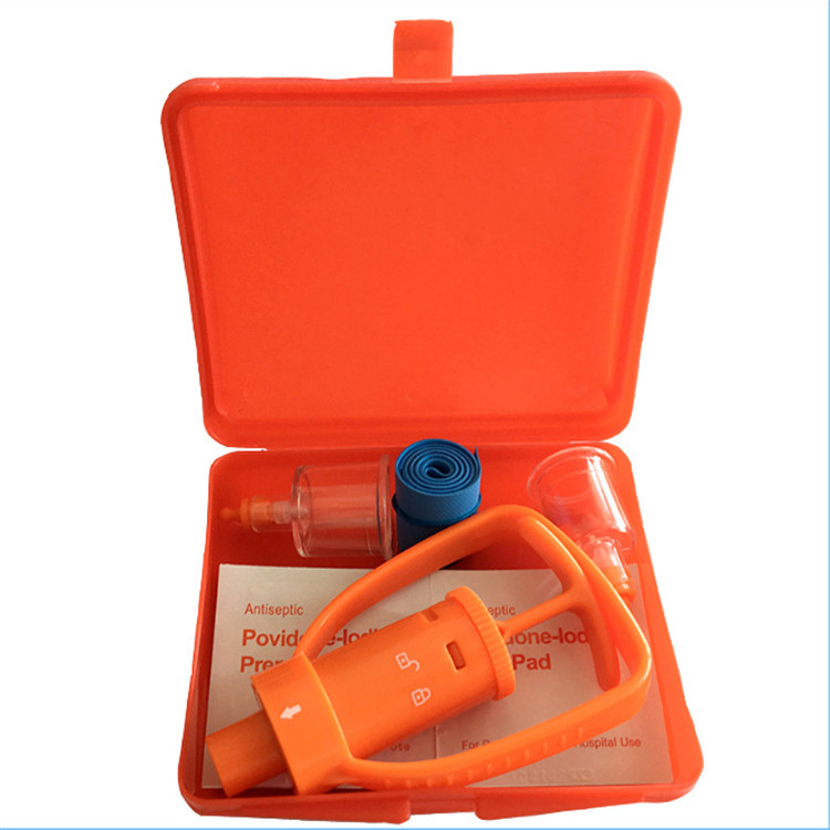 Venom Extractor Pump First Aid Safety Kit Emergency Snake Bite Outdoor Camp Tool