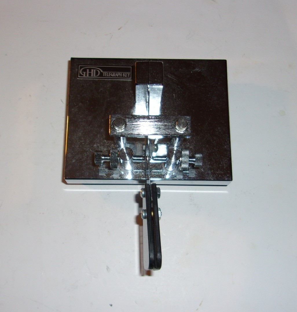 Telegraph Key CW - GHD single-paddle chrome Cootie Keyer