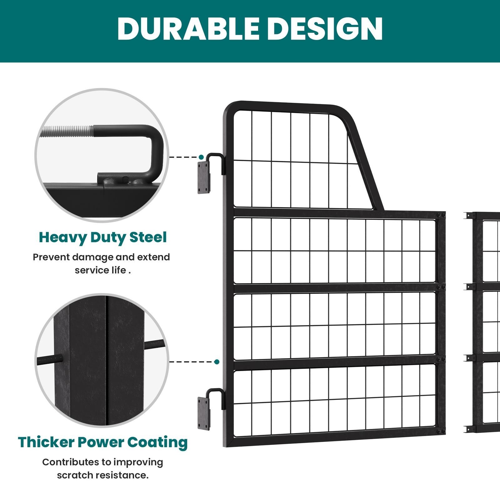 Heavy Duty Horse Stall Gate 48"X 32" Stall Guards for Horses Thickness Frame NEW